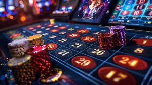 Panel bantuan qatarslot dengan cahaya neon